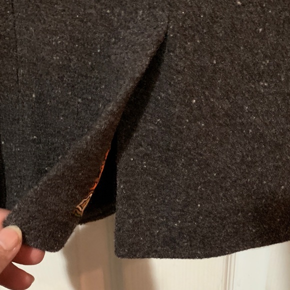 GUESS Women's Dark Brown Blazer with Faux Fur Collar - Picture 3 of 11